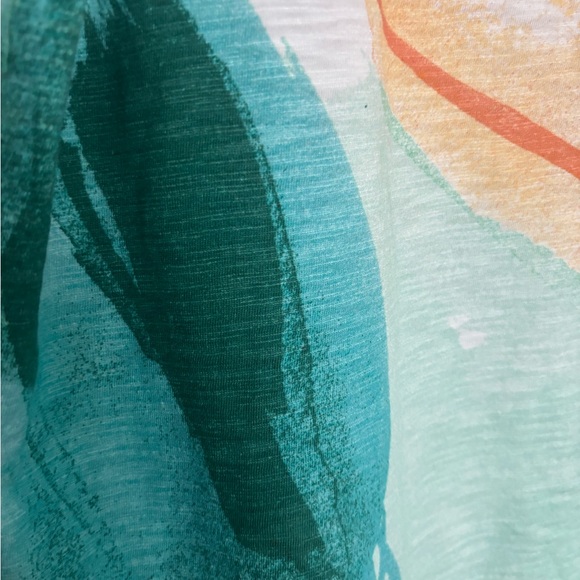 Chico's Size 4 (16) Multicolor Abstract Women's Top - Picture 5 of 5